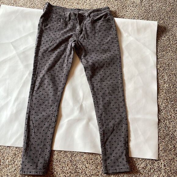 Levi 535 grey with black designs leggings - Picture 3 of 14